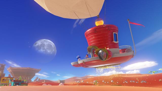 Super Mario Odyssey ship